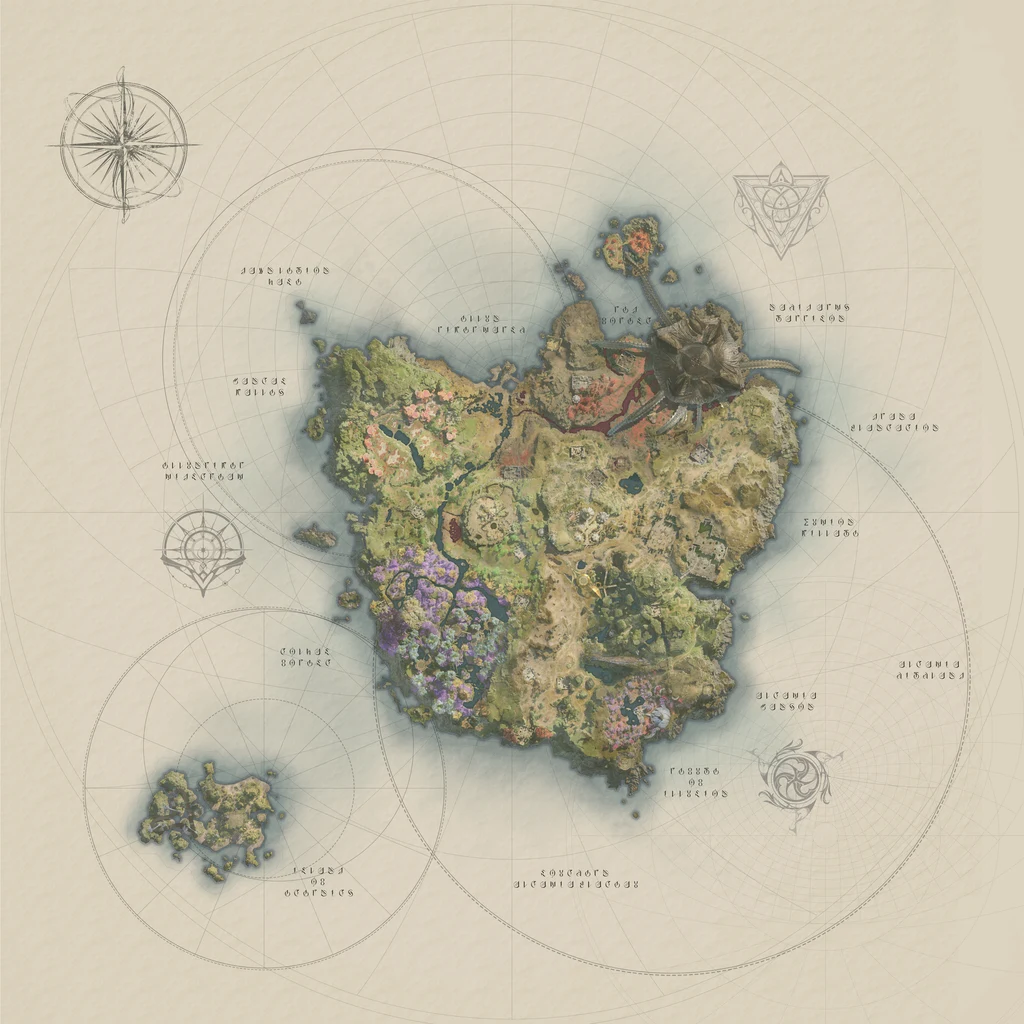 Verteron region map